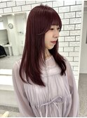韓国レイヤー×ピンラベブラウン
