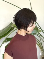 ルシードスタイルサワ(LUCIDO STYLE sawa)&nbsp;透明感ミルクティーベージュ◎前髪ありショートボブ