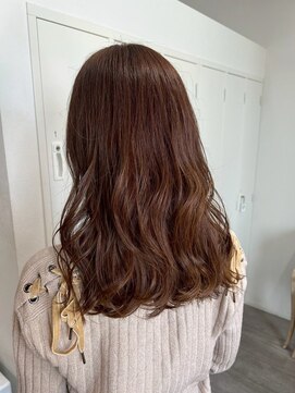 ロッカ(ROCCA) アプリコットオレンジやさしいウェーブスタイル