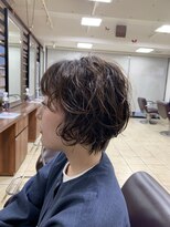 ヘアークリアー 蕨 ニュアンスパーマショートボブ