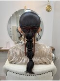 ぽこぽこ編み下ろし