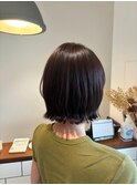 【Hairate本川越】外ハネが可愛いシンプルボブ