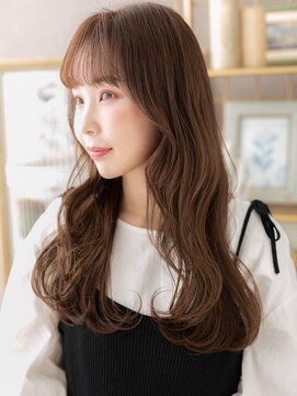 カバーヘア イヴ 戸頭店(COVER HAIR EVE) シースルーバング韓国風ヨシモリラフウェーブc7戸頭20代30代40代