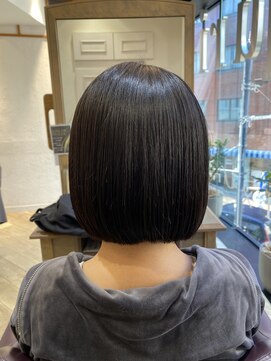 エクリ シセイドウ 麻布十番店(equri×SHISEIDO) 【麻布十番】イメージを変えて艶髪ボブへ