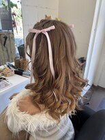 ヘアーアンドメイク ルシエル(hair&make Luxiel)&nbsp;ツインハーフリボン☆ヘアアレンジ