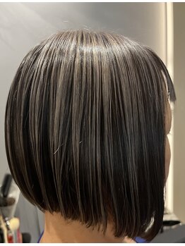 ヘアーデザイン ルポ(REPOS)の写真/“高発色・色持ち・艶感・低ダメージ・低臭”のカラー剤を自信をもってご提案します!白髪も綺麗に染まる◎