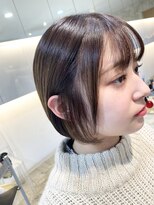 プレフェレプレフェ(prefere prefe)&nbsp;内巻きボブ×暗髪カラー×超音波トリートメント