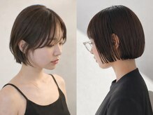 《吉田【ぷつっとライン×柔らかレイヤー】重たく見せない今っぽボブ［表参道/レイヤーボブ/ぷつっとボブ］