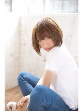 ハグ 横浜(HUG) 早くも人気ナンバー1ナチュラルボブ☆/OCEANS 山崎 朋代