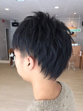 ハイヴ ヘアライン(Hi-ve hairline) ツーブロックスパイキースタイル