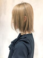 アルバム 渋谷パルコ(ALBUM)&nbsp;ストレートミルクティーボブ_スリークボブ厚めバング_ba284902