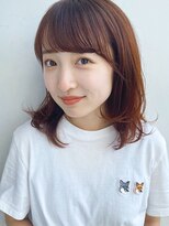 【GARDEN荒井夏海】お洒落オレンジブラウンカラー