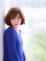 デイジー インデックスヘア 大島店(DAISY index hair) ウルフパーマ ストカール 暖色系カラー ロングボブ グラボブ