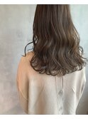 [kichi.] セミロング×くすみベージュ