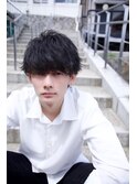 束感 2ブロック ショートネープ 黒髪 ショート