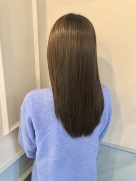 フレーム へアアンドトリートメント 天王寺北口店(FRAME) [FRAME 天王寺北口店] 艶カラー透け感ブラウン