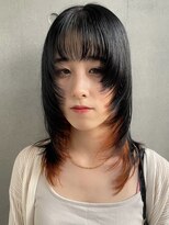 ボコカ(bococa) シャギー×インナーオレンジ