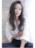 美髪/黒髪/クラシック/モード/モテ髪/ハイライト/イルミナカラー