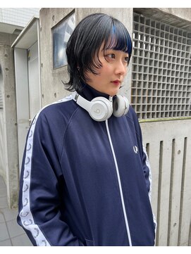 ロチカバイドールヘアー 心斎橋(Rotika by Doll hair) wolfbob×インナーcolor