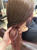 トーン 上大岡(tone.)&nbsp;【岩木菜々】ロング/インナーカラー/ピンク