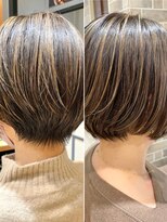 ネオリーブエム(Neolive em;)&nbsp;白髪ぼかしハイライトスタイル☆