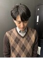 メンズ ソース 茶屋町(MEN'S SOURCE) ニュアンスパーマ/韓国風マッシュ