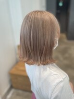 アリアバイエクラート 池袋店(ARiA by ECLART)&nbsp;外ハネピンクベージュ