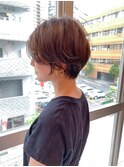 lond惇平前髪パーマアッシュカラーレイヤーロンググレーベージュ