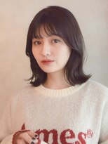 ガーデンヨコハマエスト(GARDEN YOKOHAMA est)&nbsp;くびれミディアム似合わせカットイメチェンフルバンググレージュ