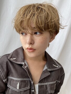 トリッカ 代官山(tricca) 【tricca代官山】マッシュショート/ミルクティーベージュ