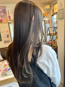 ヘア メイク ココ(hair make coco) 透け感★カーキグレージュ