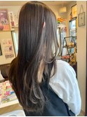 透け感★カーキグレージュ