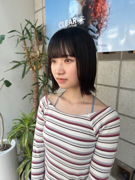 クリアー オブ ヘアー 藤が丘店(clear OF HAIR) 切りっぱなしボブ☆