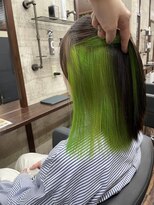グローバルヘアー バランス(global hair BALANCE)&nbsp;10代20代 キミドリインナー/インナーカラー/ブリーチ