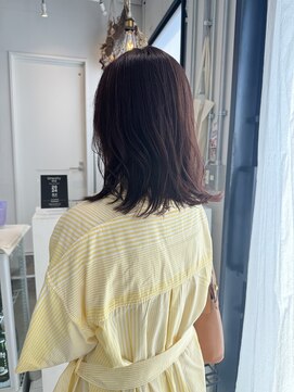 ロカ 表参道(loka) レイヤーカット/ピンクブラウン[表参道/ブリーチ/ハイライト]Mai