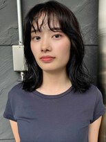 イメチェン前髪小顔こなれミディ_銀座