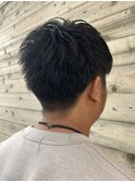 刈り上げ☆束感マッシュ