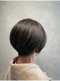 大人のエイジングケア 白髪染め 大人ショート 髪質ケアTR
