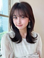 アフロート エル 錦糸町(AFLOAT L)&nbsp;韓国風美髪外ハネボブくびれミディアムレイヤーワイドバング