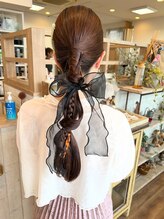 ヘアー テクニカ(hair Technica) タイトなお呼ばれスタイル/岡山/十日市/大元/岡南