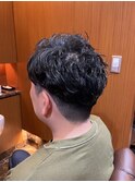 銀座　理容室　ナチュラルパーマ　個室理容室