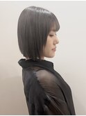透明感グレージュ