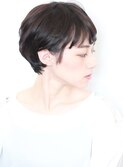 ショート・ボブ/白髪ぼかし/ハイライト/絶壁解消/30代/40代/50代
