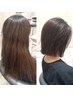 似合わせカット+美髪矯正ストレート 