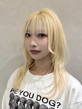 ホープ(hope) ブロンドヘア/ブロンド/抜きっぱなし/ブリーチ/大阪梅田