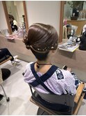 祭りヘアセット