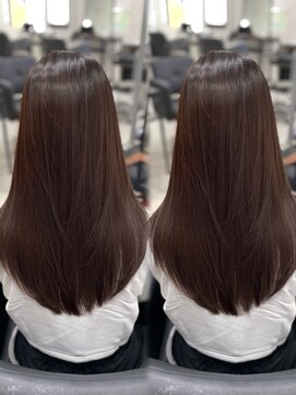 ジーナ 博多(Zina) レイヤーカット×髪質改善トリートメント/杉野友彦