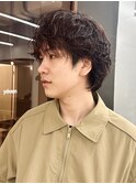 マレットパーマ 20代30代 ウルフ レイヤー マッシュ 韓国