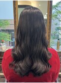 コテ巻き風パーマデジタルパーマ大きめパーマ