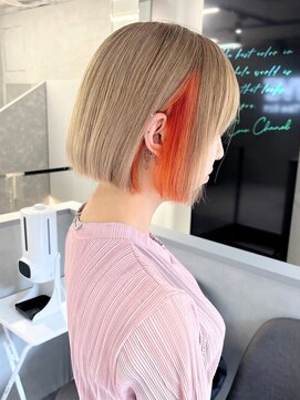 ファイブ(FIVE) インナーカラー/ツートーンカラー/モーブブラウン